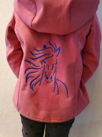 Kinder Jacke Pferd